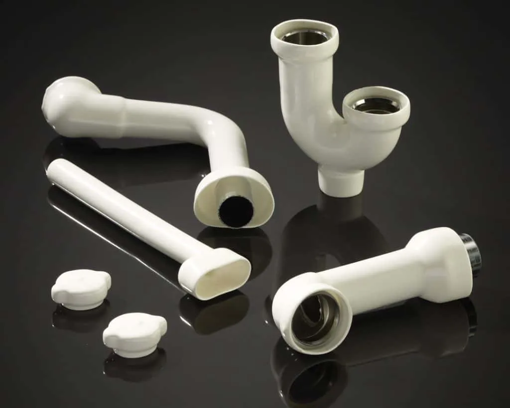 plastisol coated plumbing fittings by Piper Plastics Corp.