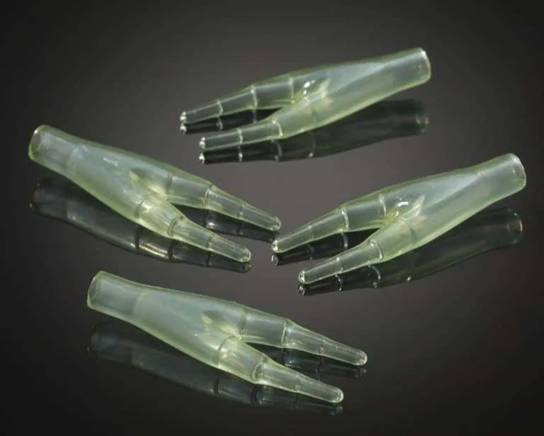 Dip Molded Universal Y Connectors for Wound Drains